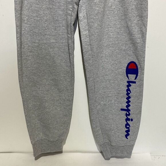 Champion Men's Gray Heather Drawstring Athletic Jogger Sweatpants Size Medium - Picture 2 of 9